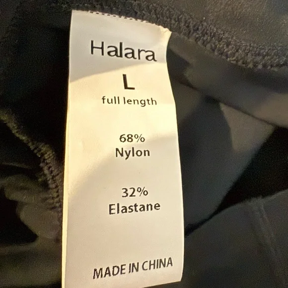 HALARA - Navy/Grey Butt-Lifting Leggings NWOT - Picture 3 of 3